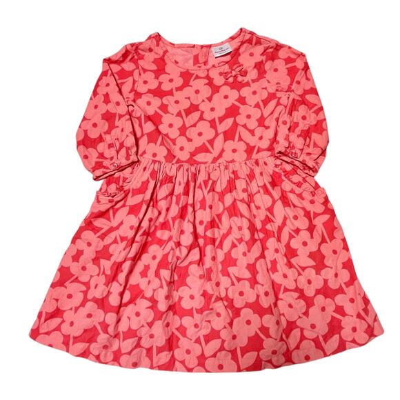 Hanna Andersson Scandi Floral Pincord Dress Size 8 - Picture 1 of 6